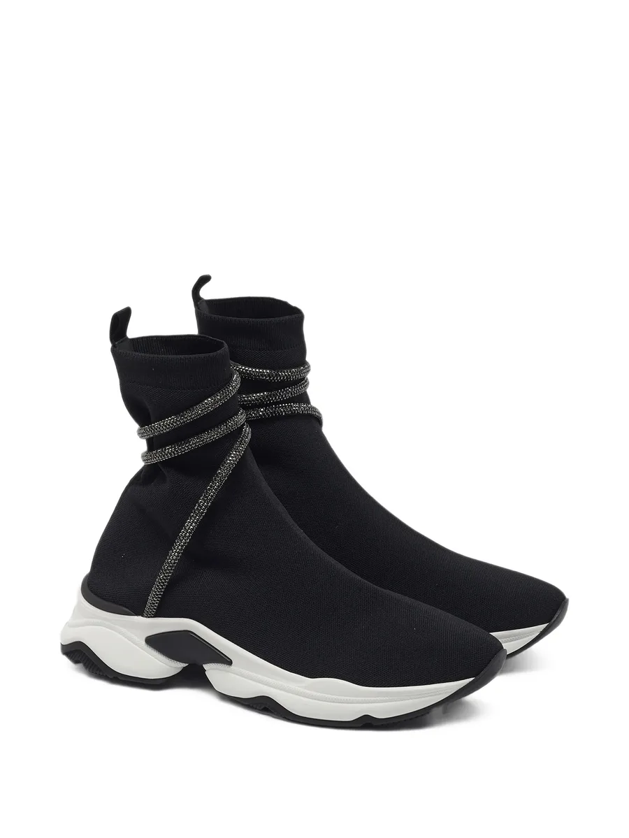 Cleo crystal-embellished sneakers 5