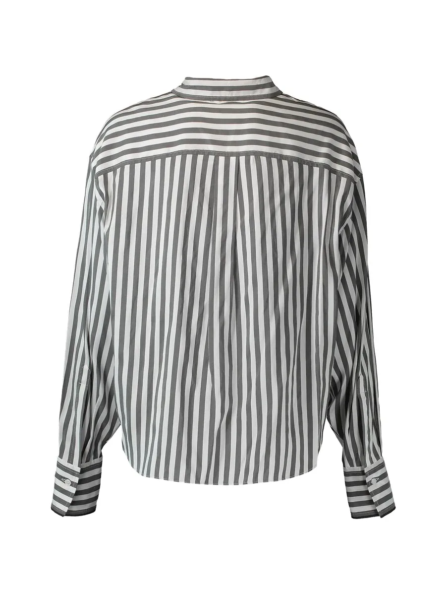 wide-stripe relaxed shirt 4