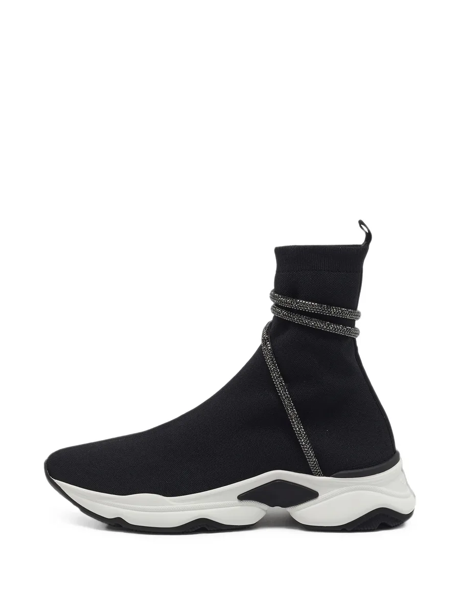 Cleo crystal-embellished sneakers 1