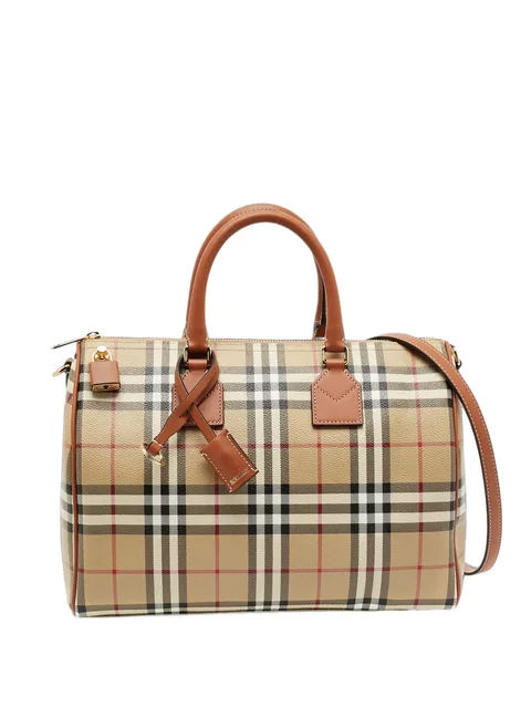Vintage Check bowling bag