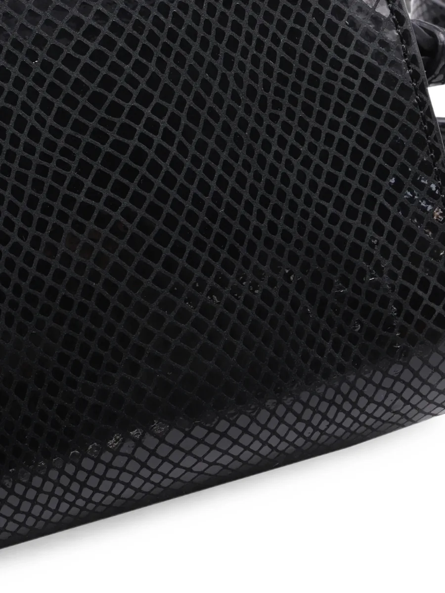 Demi-Lune snake-embossed crossbody bag 6