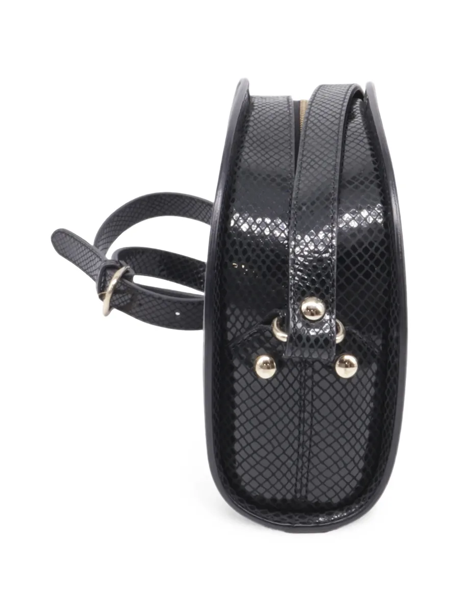Demi-Lune snake-embossed crossbody bag 5