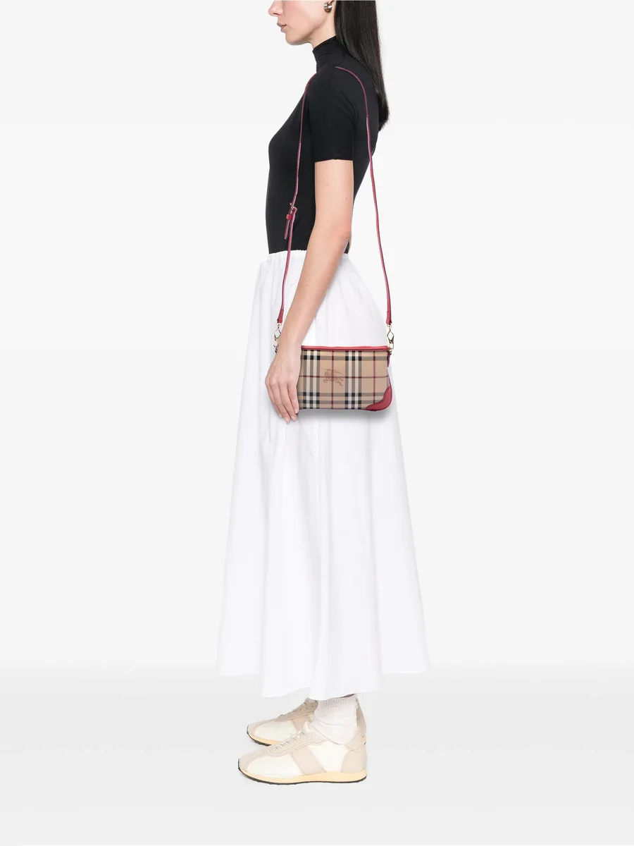 2000-2017 Haymarket Check Coated Canvas Peyton crossbody bag 2