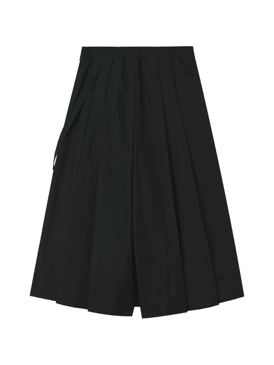 pleated buckle-detail palazzo pants 6