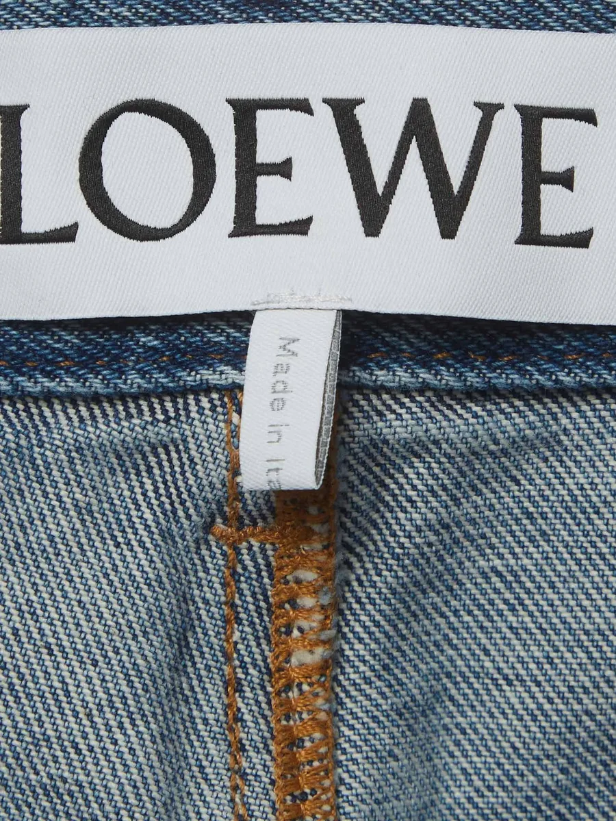 Anagram embroidered jeans 5
