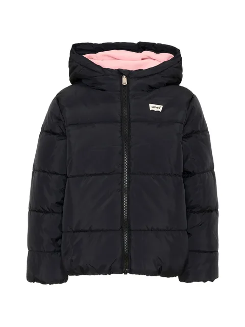 logo-patch puffer jacket