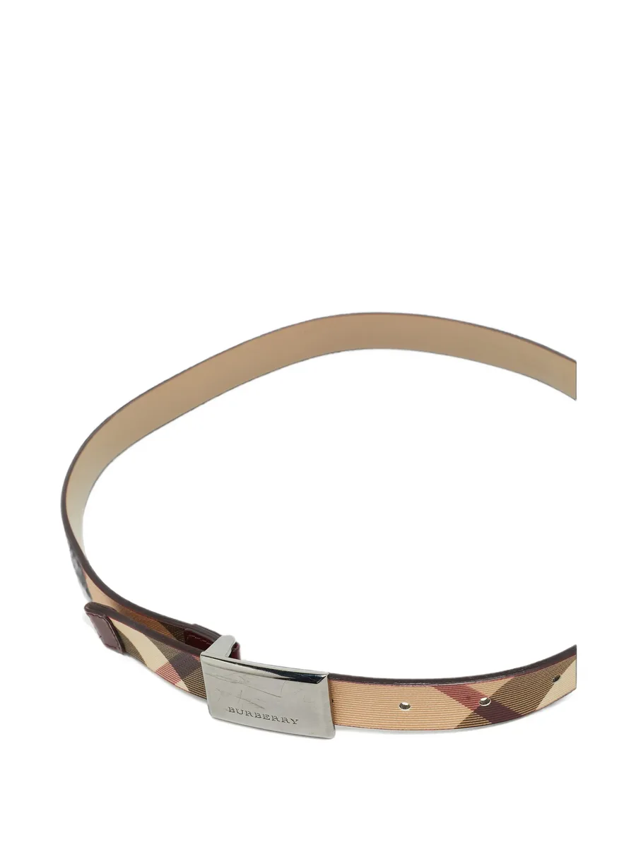 Nova Check buckle belt 3