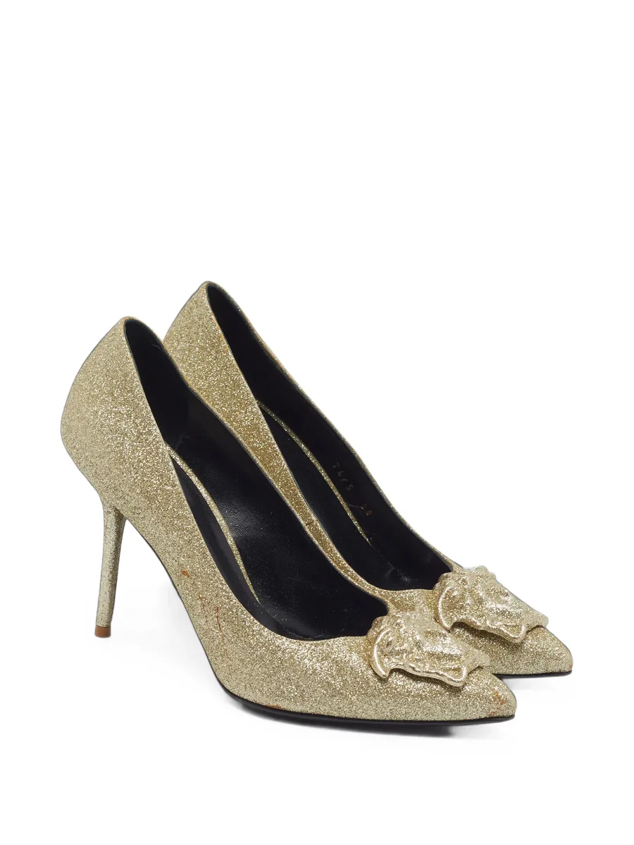 Icon Medusa glitter pumps 5