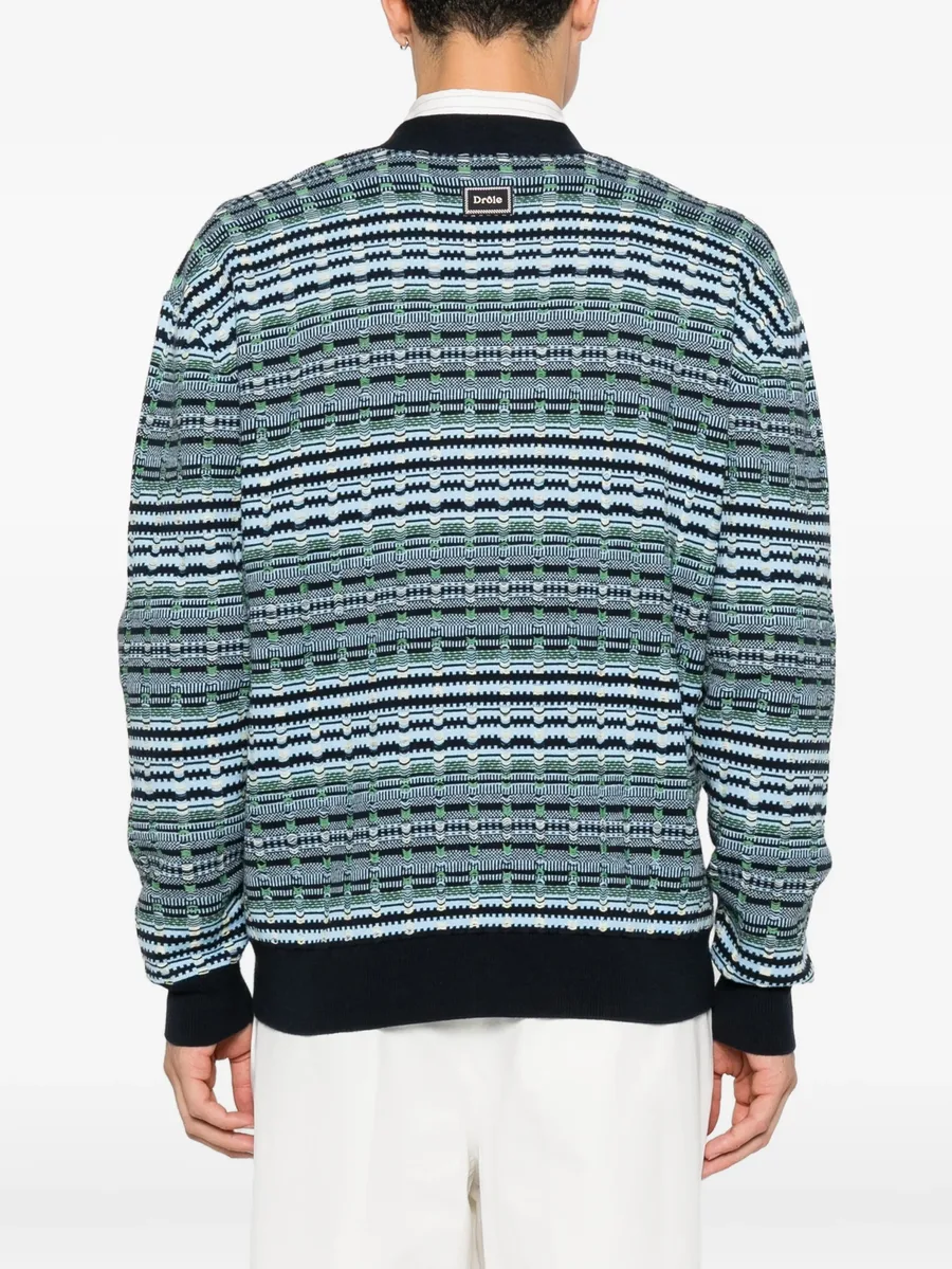Coogi-knit cardigan 4