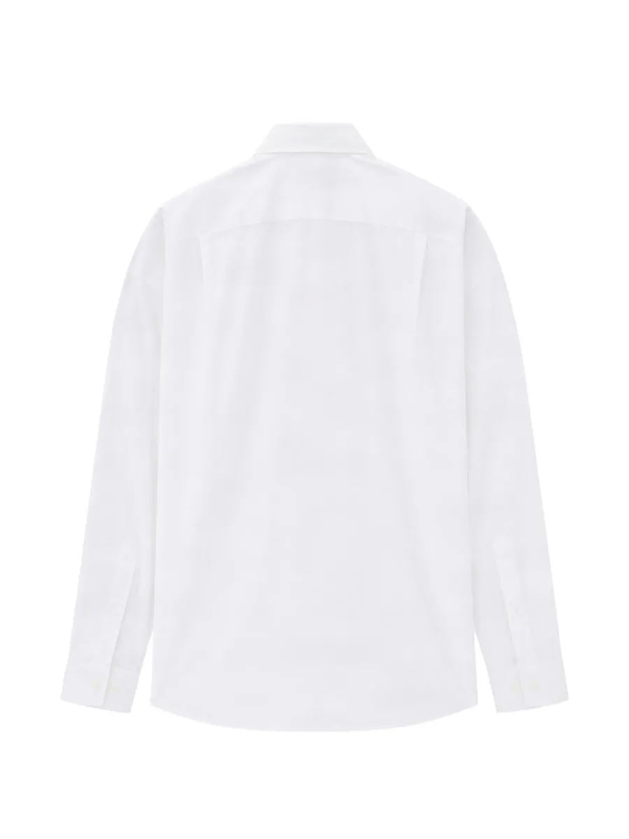 logo-embroidered chest-pocket shirt 3