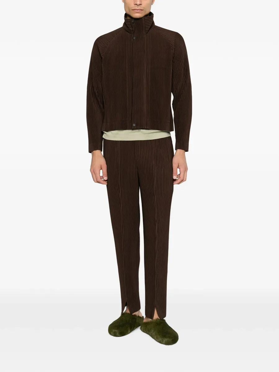 plissé raglan-sleeve sweater 2