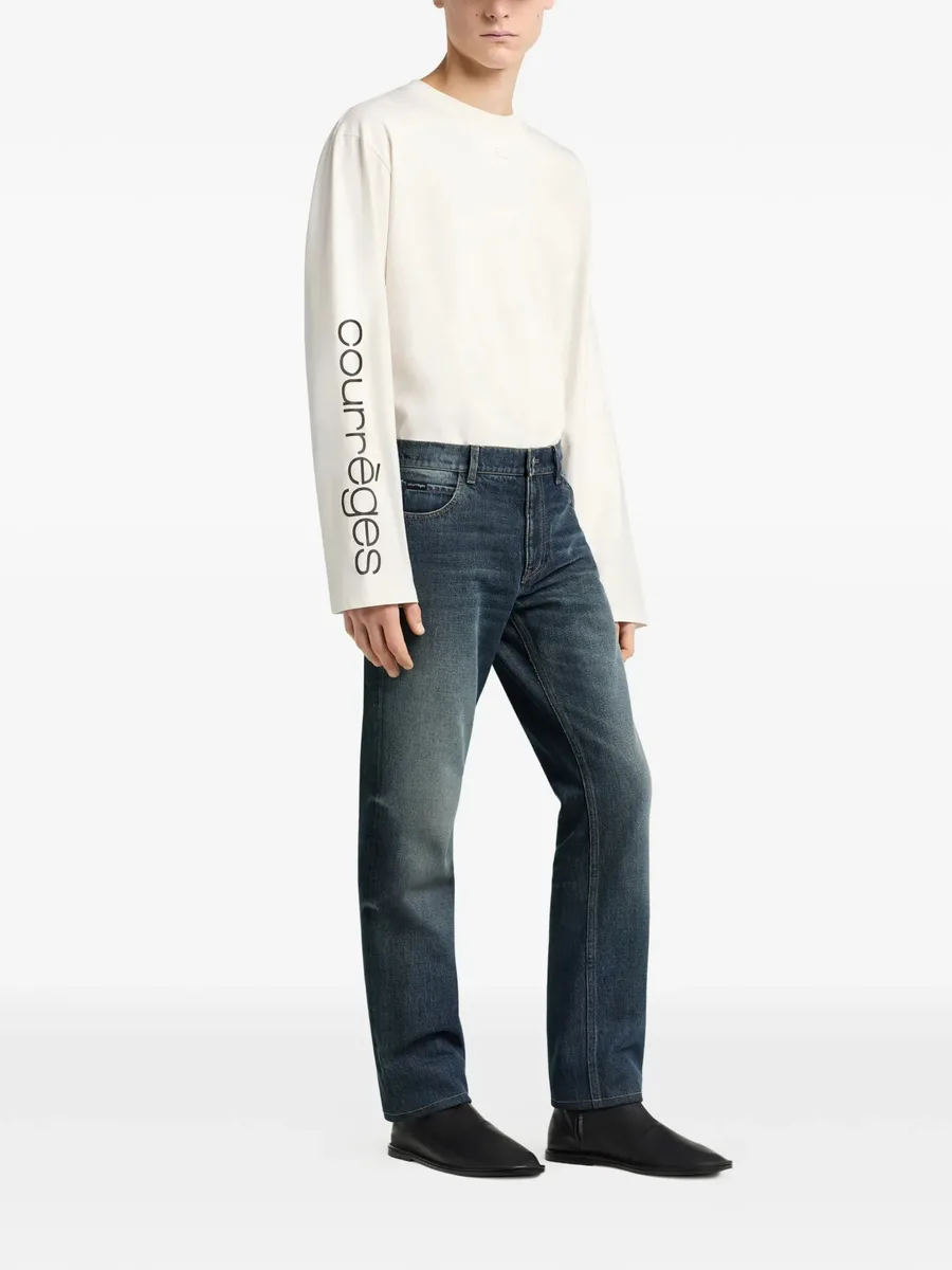 logo-print long-sleeve T-shirt 3