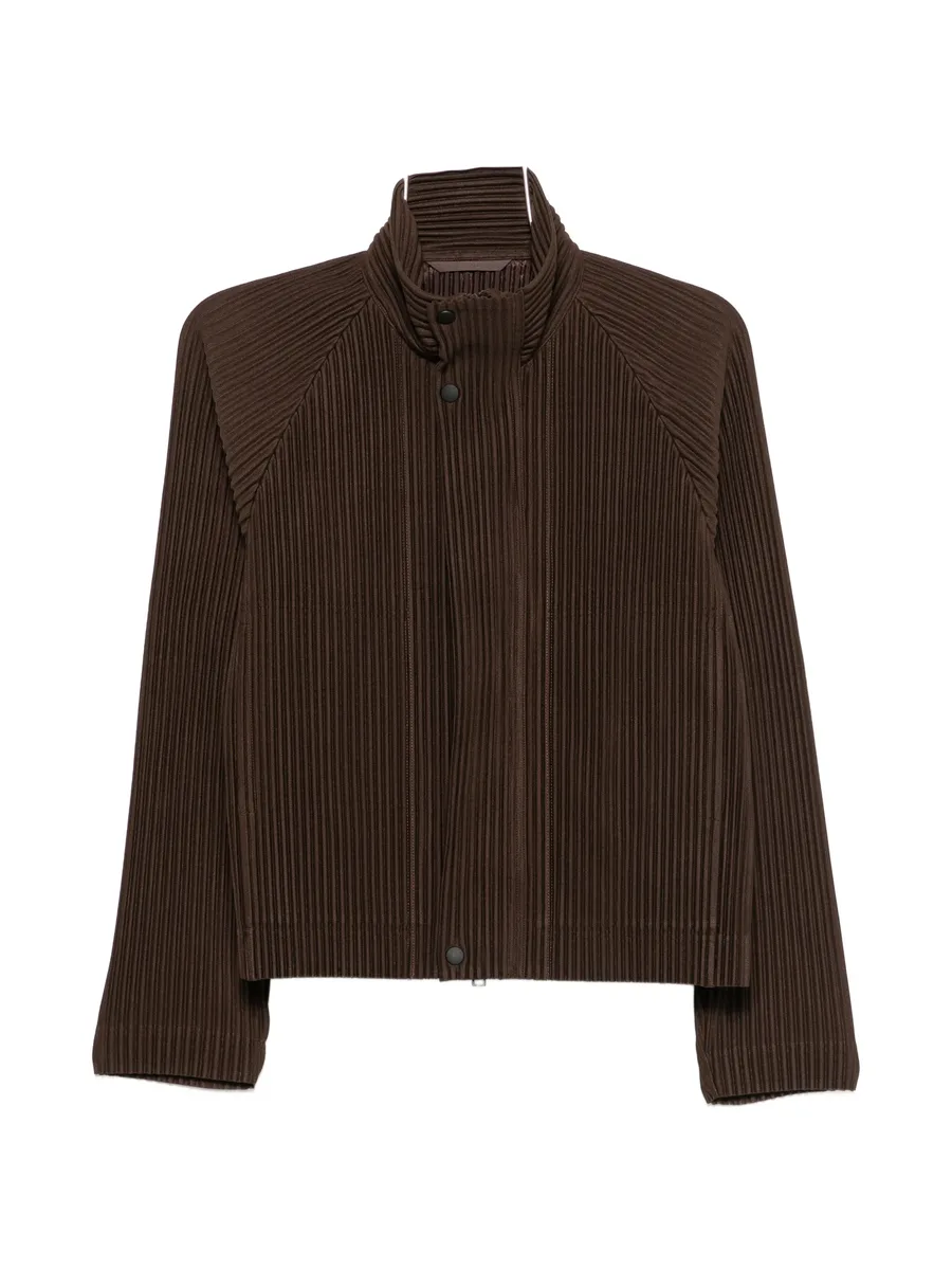 plissé raglan-sleeve sweater 1