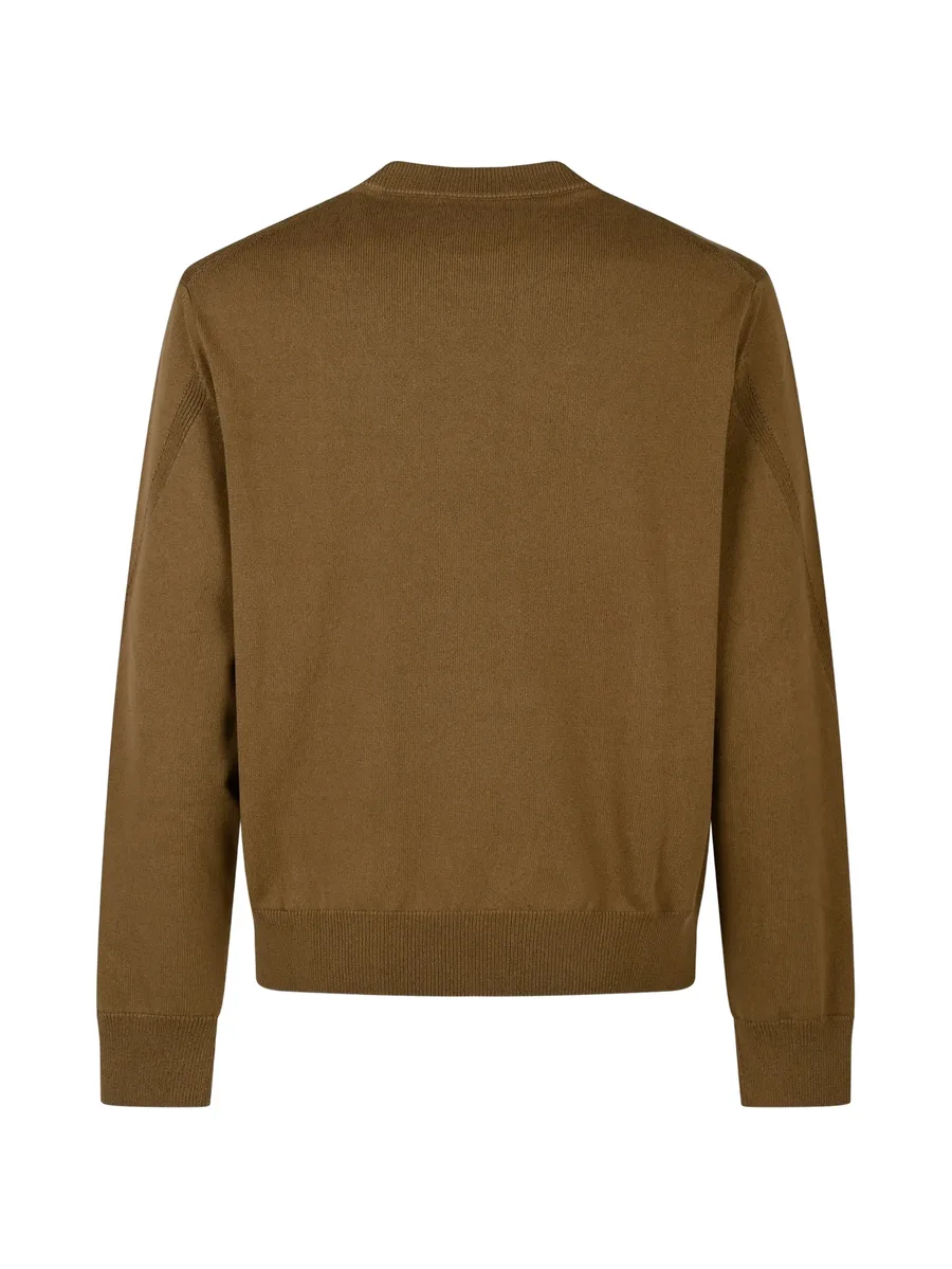 logo-intarsia sweater 2
