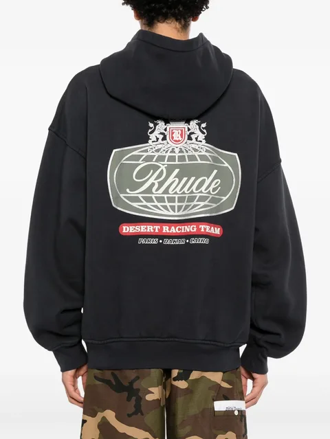 logo-patch hoodie