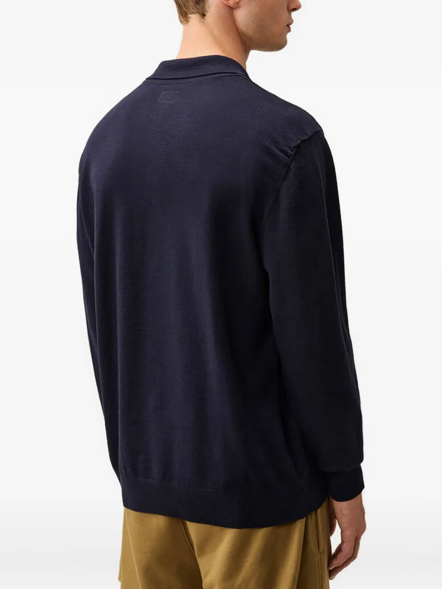 extrafine merino wool Lens polo sweater 4