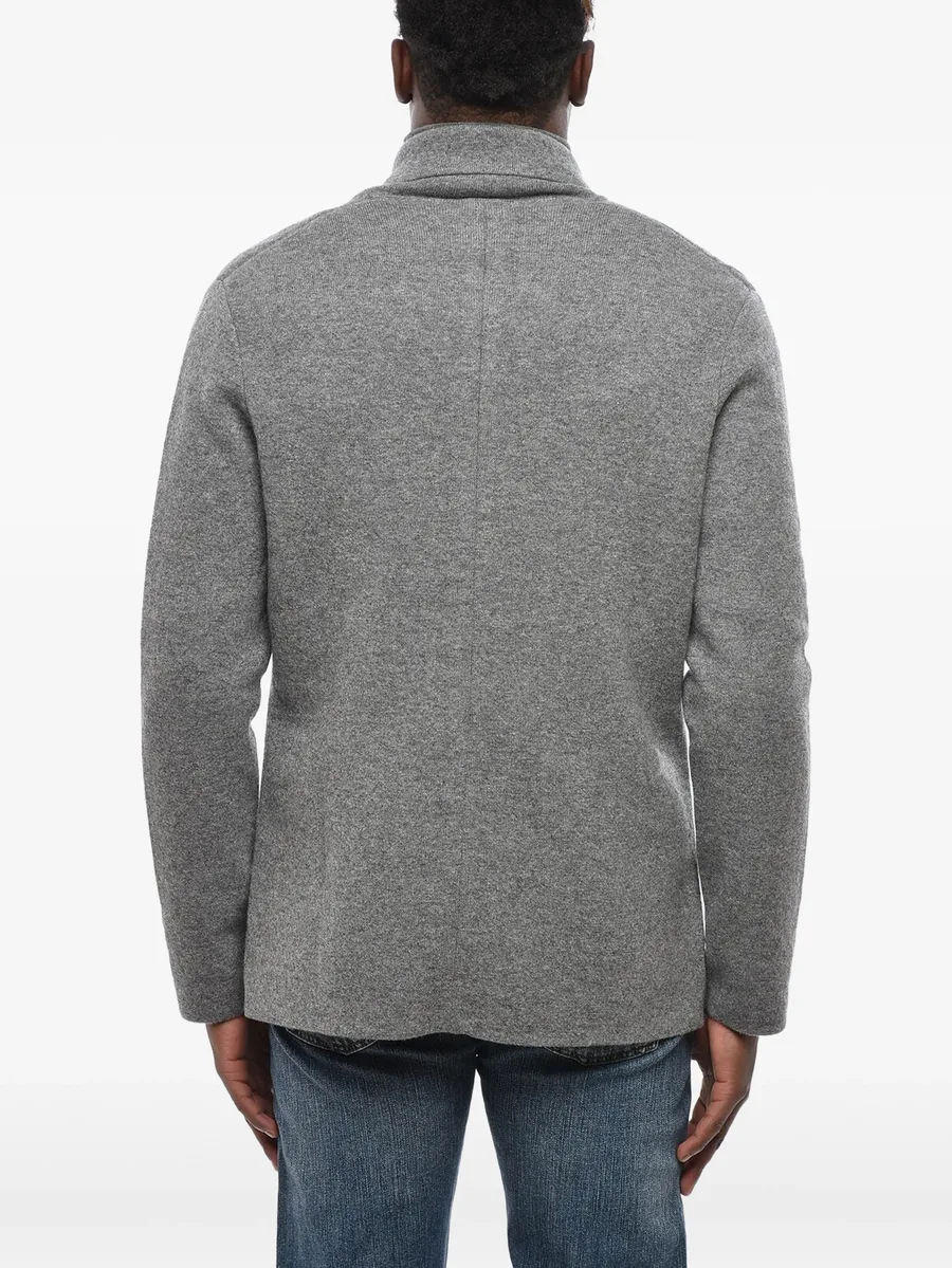 knit double-breasted blazer 3