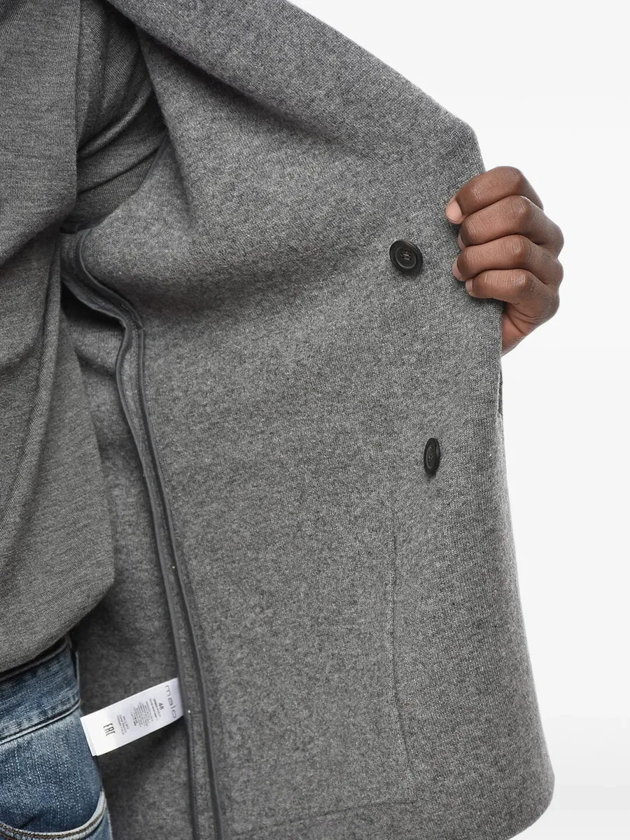 knit double-breasted blazer 5