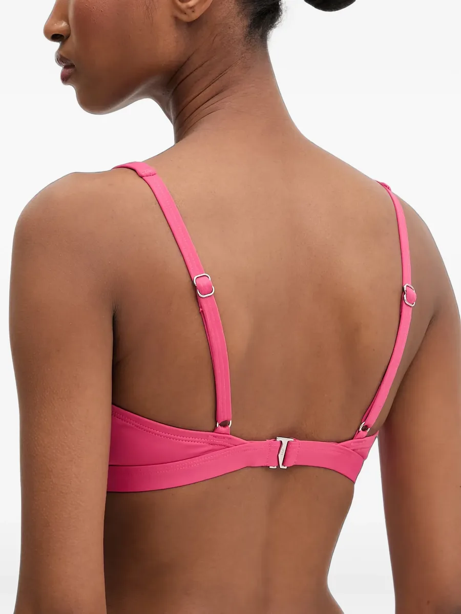 logo-plaque bikini top 3