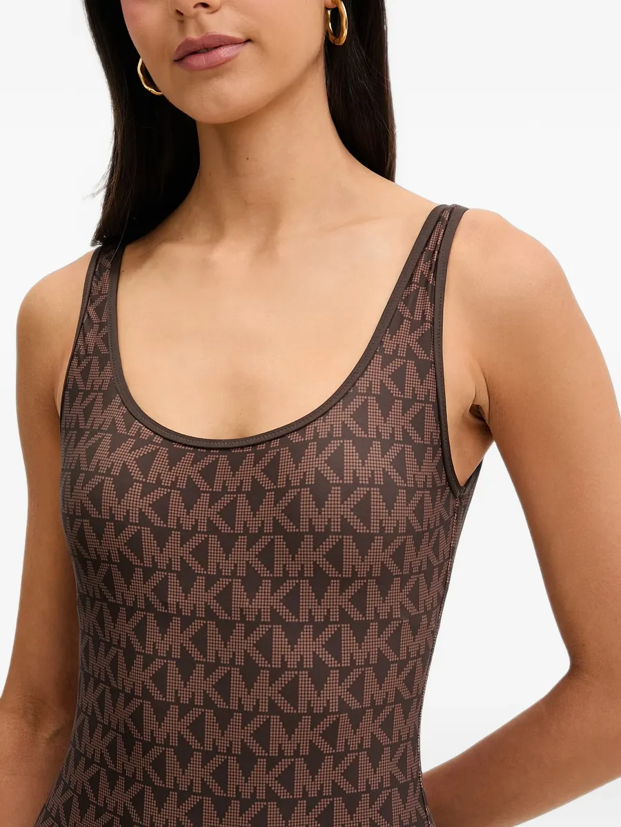 reversible logo scoopneck swimsuit 3