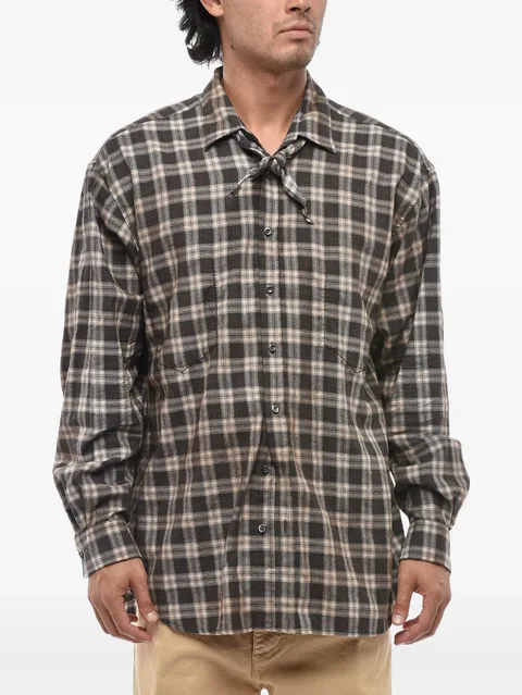 checked cotton shirt