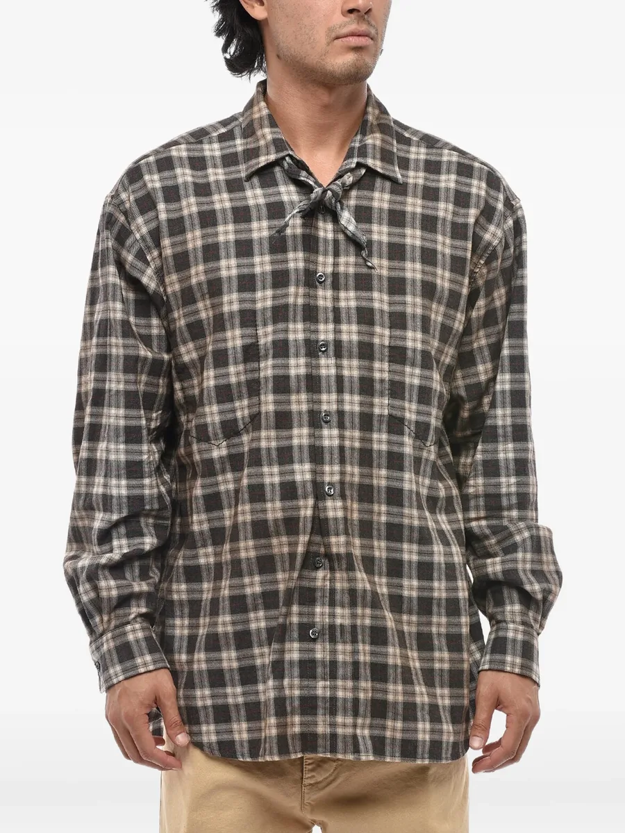 checked cotton shirt 1