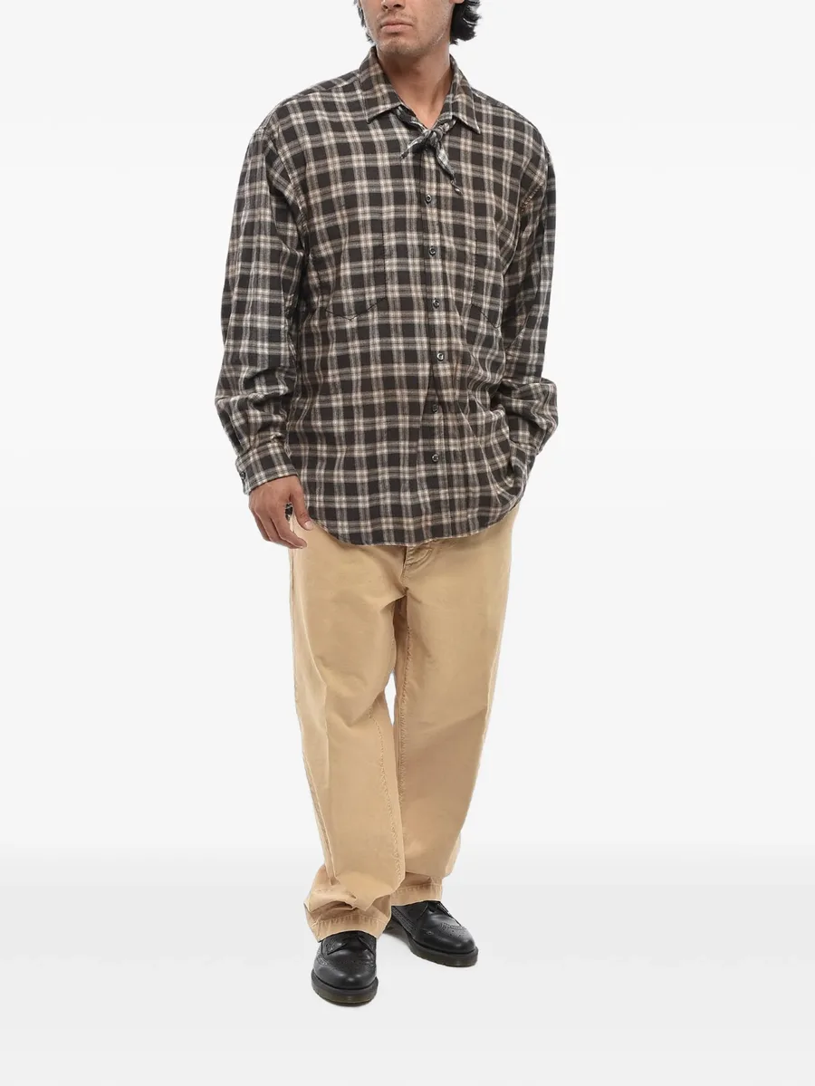 checked cotton shirt 2