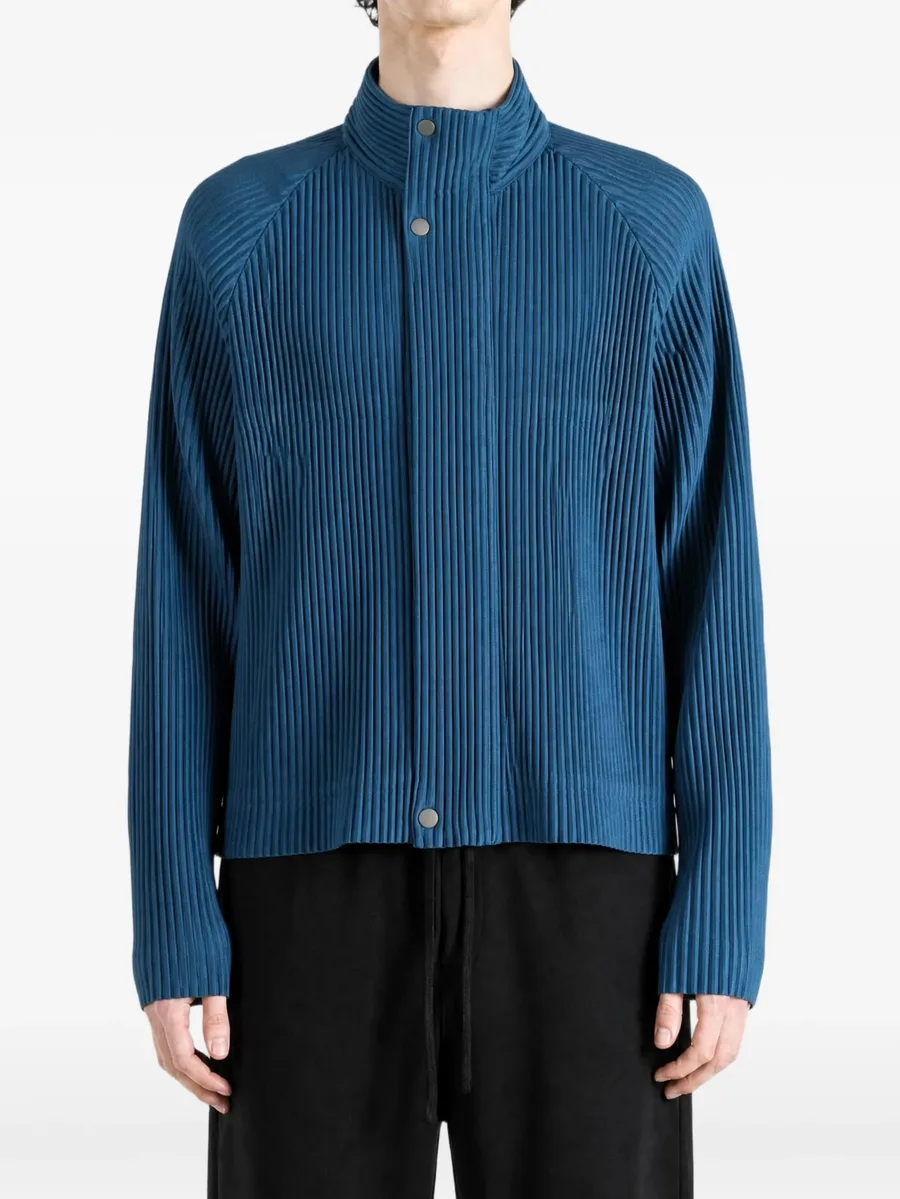 pleated raglan-sleeve jacket 2
