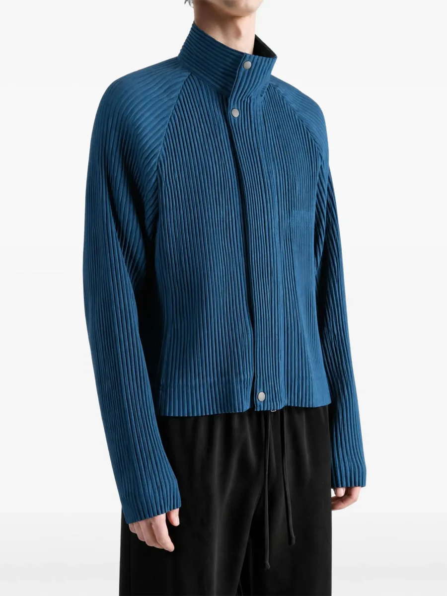 pleated raglan-sleeve jacket 3