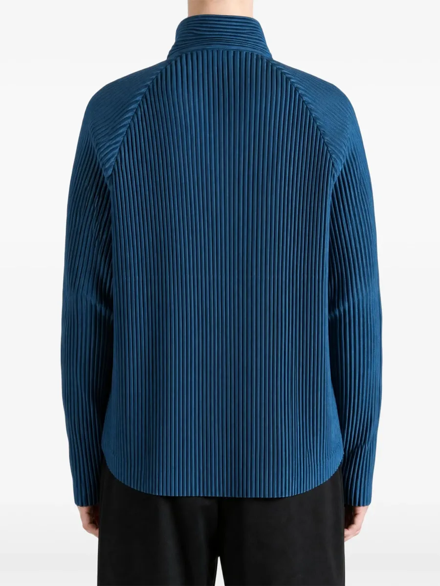 pleated raglan-sleeve jacket 4