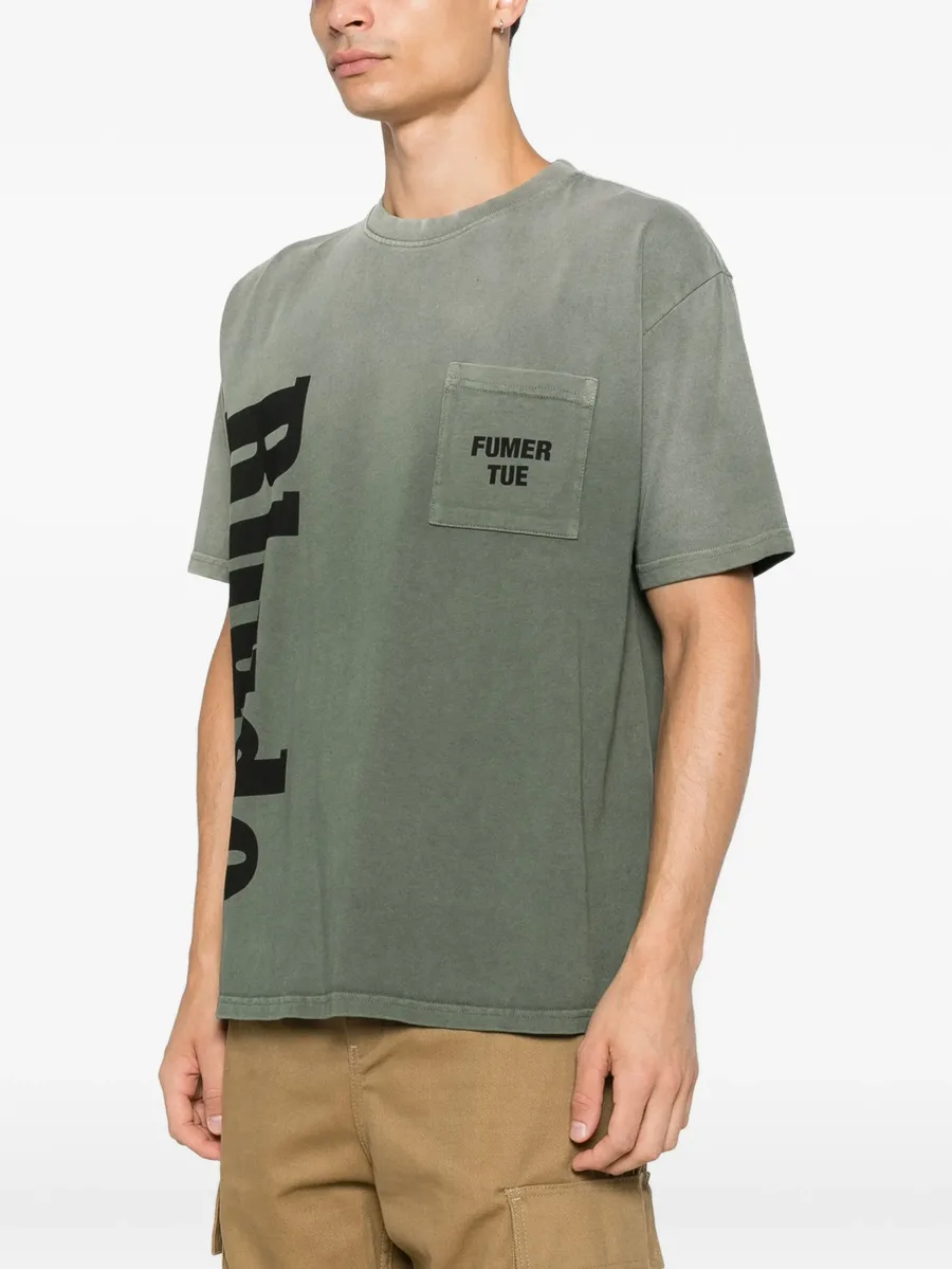 logo-print pocket T-shirt 3