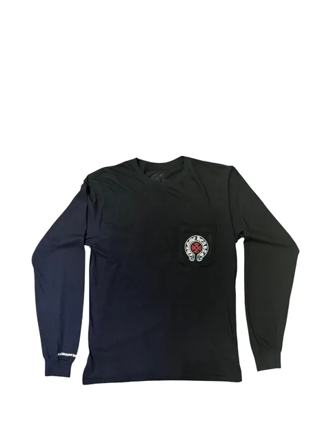 Staff logo-print long-sleeve T-shirt