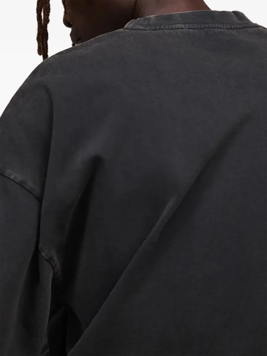 washed-effect drop-shoulder T-shirt 3