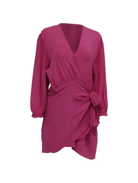 Nirvana wrap mini dress