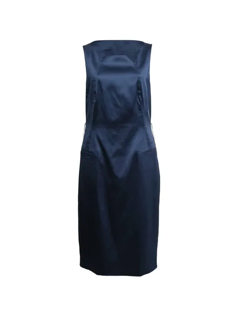 sleeveless midi dress