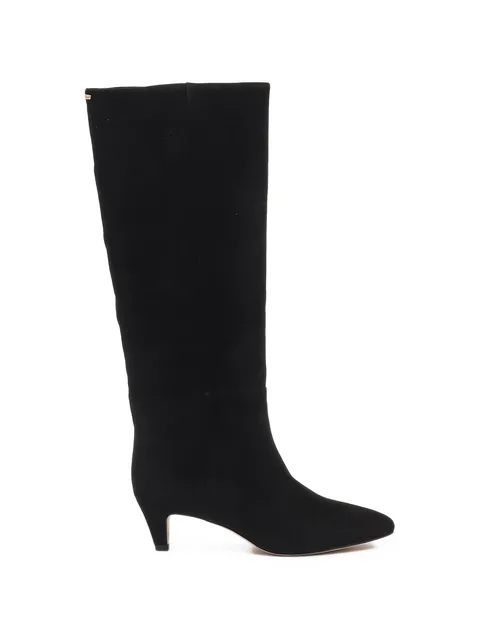 high suede boots