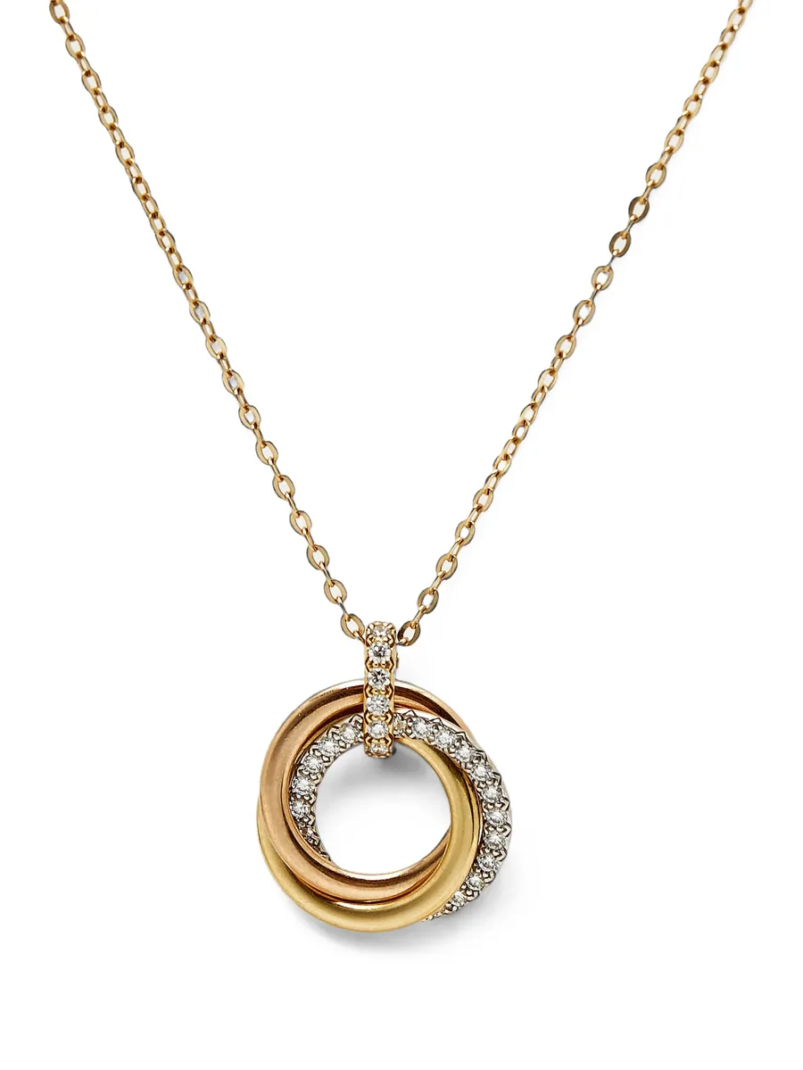 Trinity diamond necklace 2