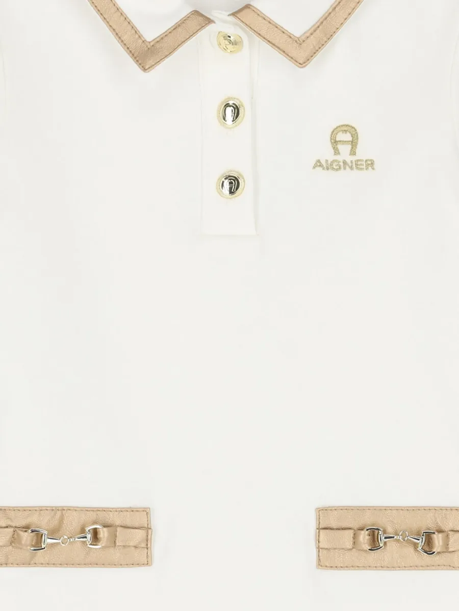 horsebit-detail polo dress 3