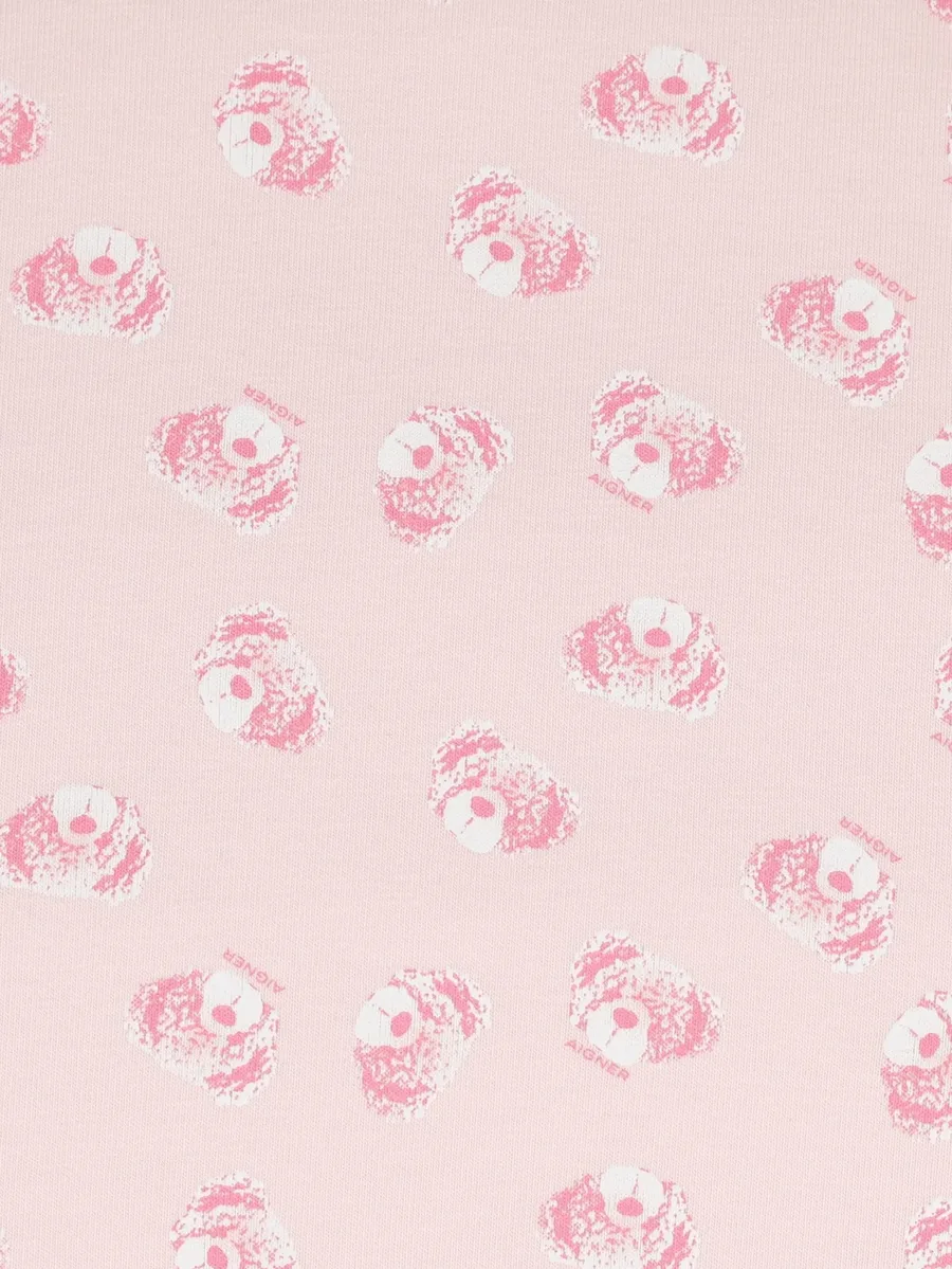 teddy-bear print sleep bag 5