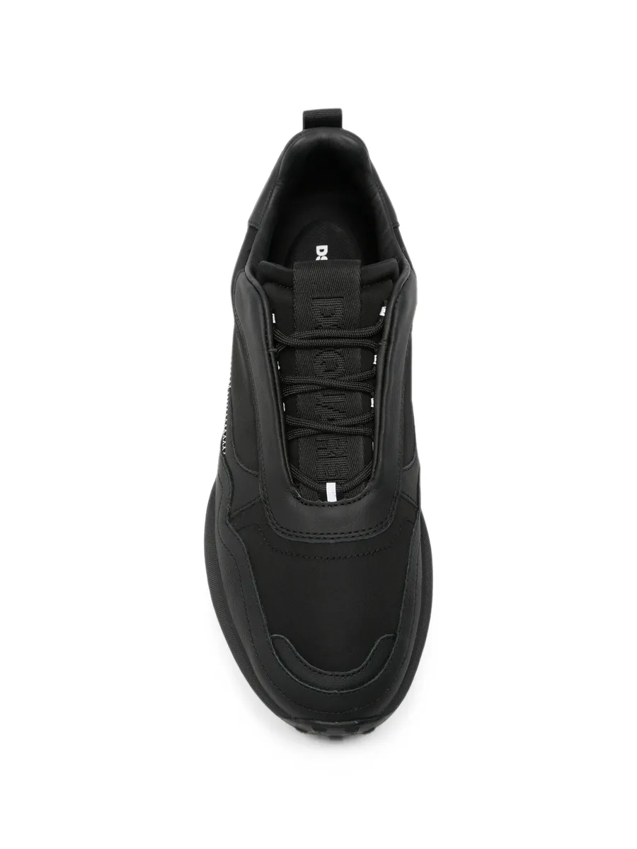 logo-print panelled sneakers 2