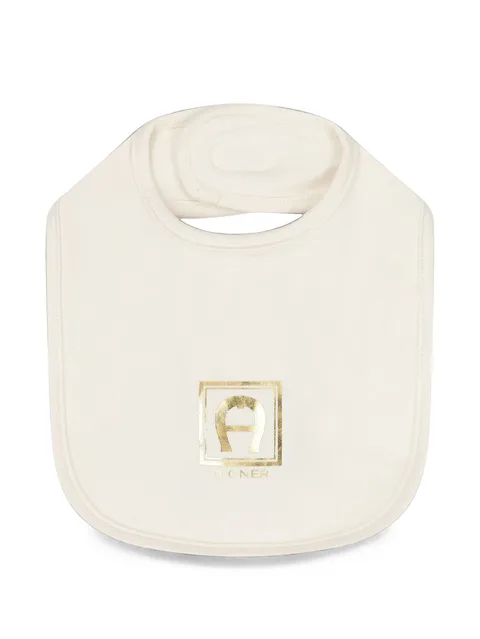 logo-print touch-strap bib