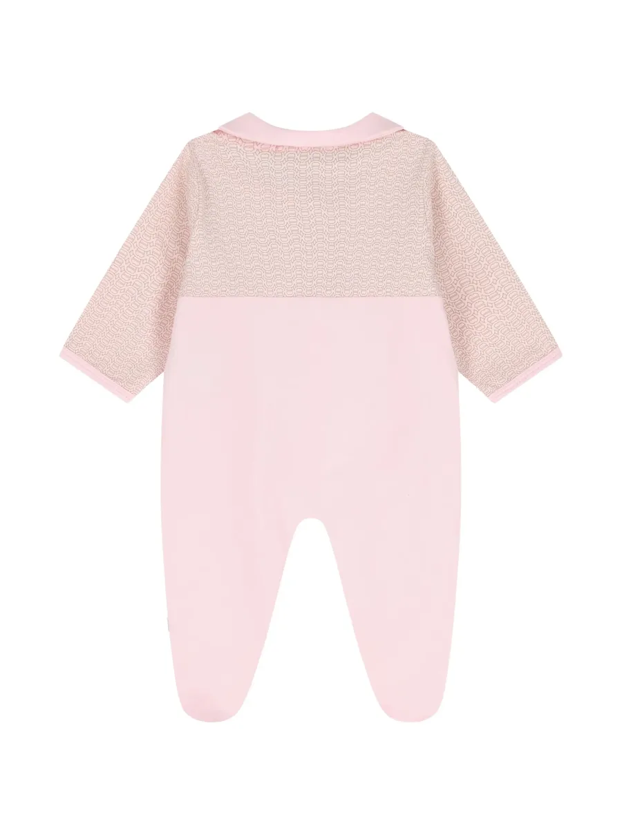 logo-pattern Peter Pan babygrow set 4