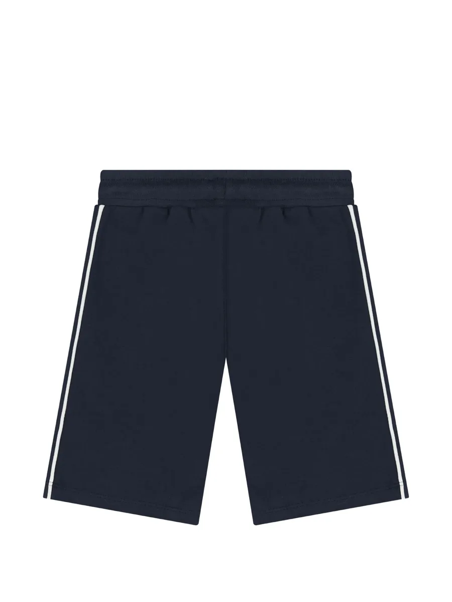 logo-print side-stripe shorts 2