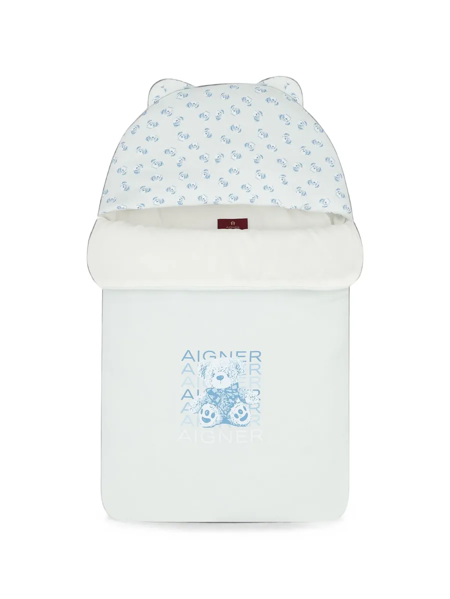teddy bear-print sleep nest 1