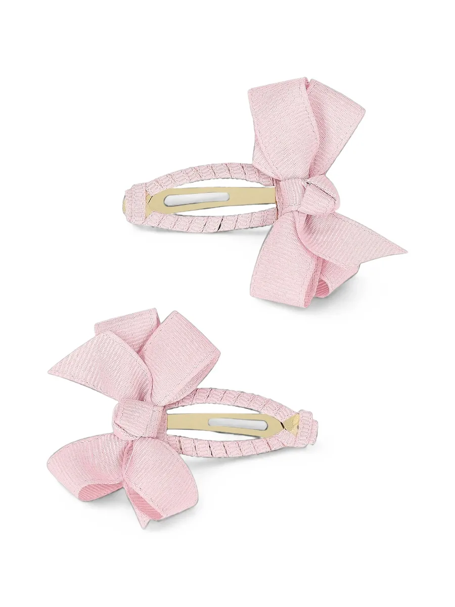 bow-detail hair clips (set of two) 1