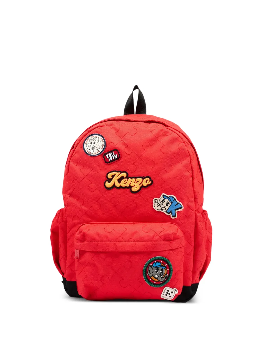 Play Kenzo patch-detail puzzle-quilted backpack 1