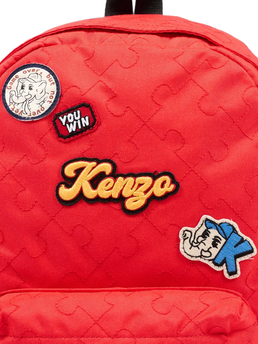 Play Kenzo patch-detail puzzle-quilted backpack 5