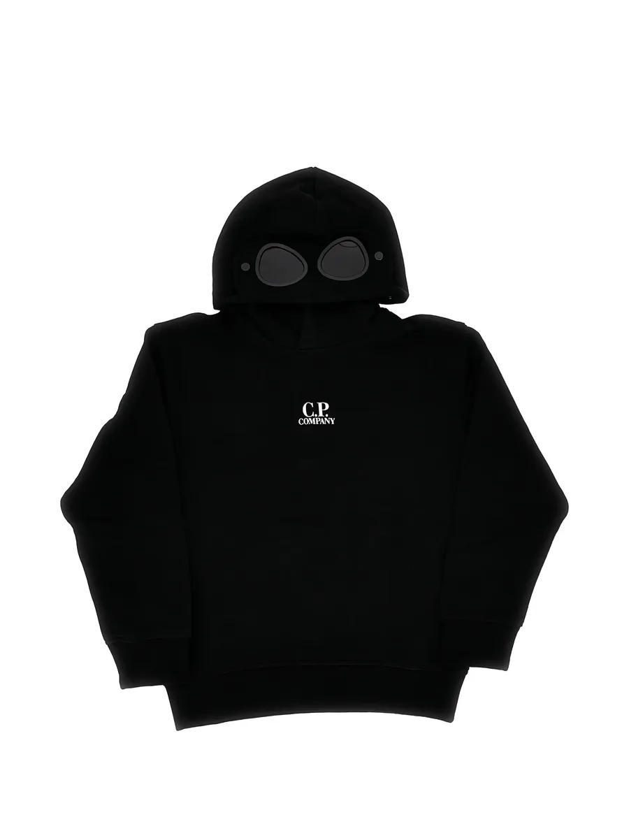 Goggle-detail logo-print hoodie 1