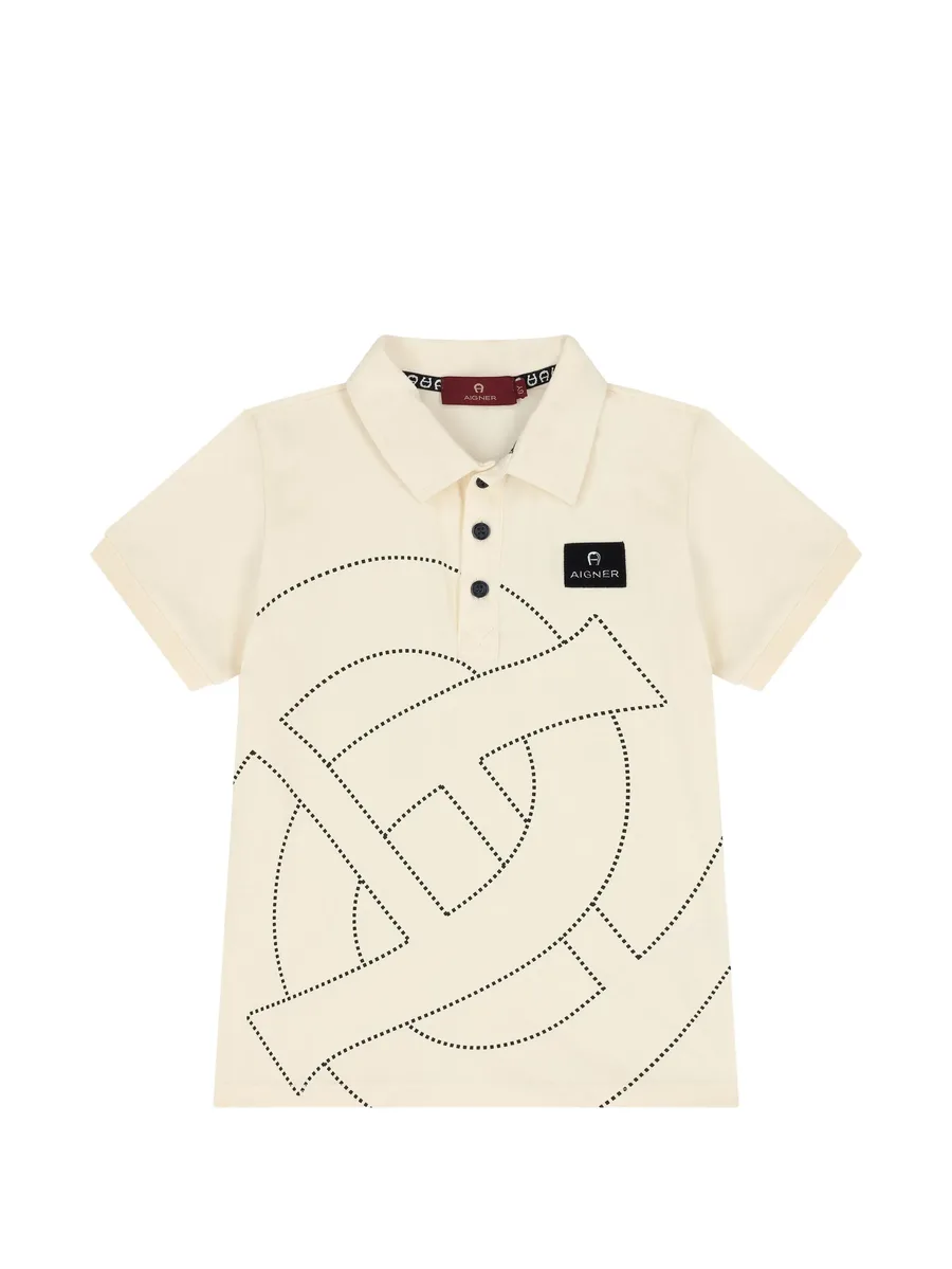 logo-print polo shirt 1