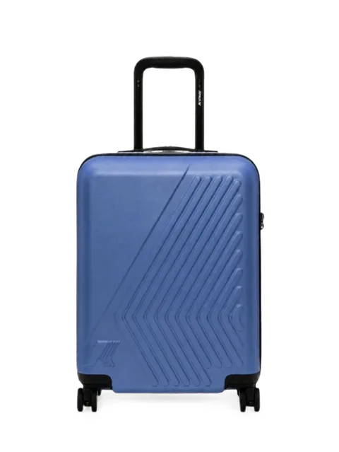 chevron-pattern suitcase
